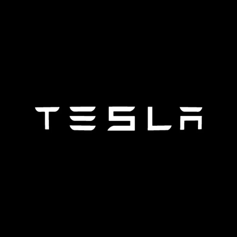 2/4PCS Tesla Model Y/3/S/X Door LED Welcome Lights, OEM Waterproof Projector Puddle Lights, Ultra-Bright Plug & Play