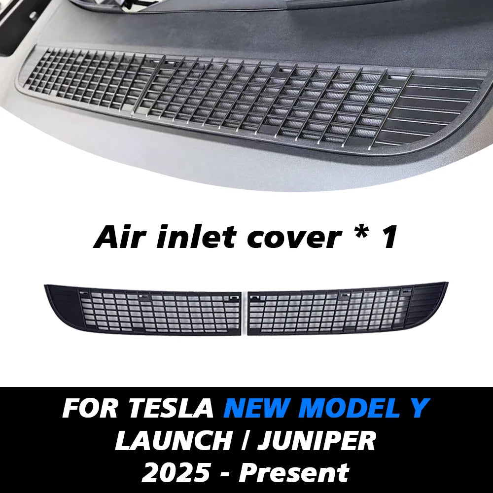 For Tesla New Model Y 2025 Launch Juniper Lower Bumper Anti Insect Net Anti Dust Proof Inner Vent Grille Cover Insect-proof