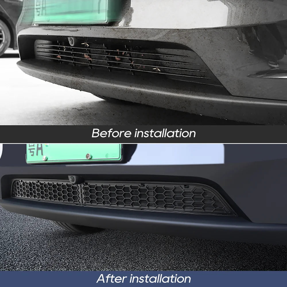 For Tesla New Model Y 2025 Launch Juniper Lower Bumper Anti Insect Net Anti Dust Proof Inner Vent Grille Cover Insect-proof