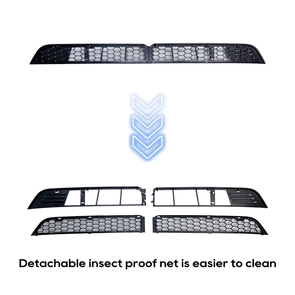 For Tesla New Model Y 2025 Launch Juniper Lower Bumper Anti Insect Net Anti Dust Proof Inner Vent Grille Cover Insect-proof